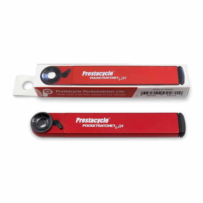 Prestacycle PocketRatchet Lite – Taschen-Multitool mit im Griff aufbewahrten Bits