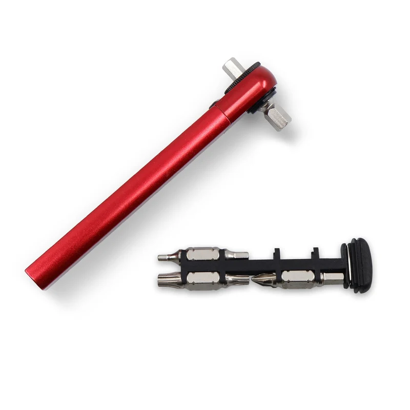 Prestacycle PocketRatchet Lite – Taschen-Multitool mit im Griff aufbewahrten Bits