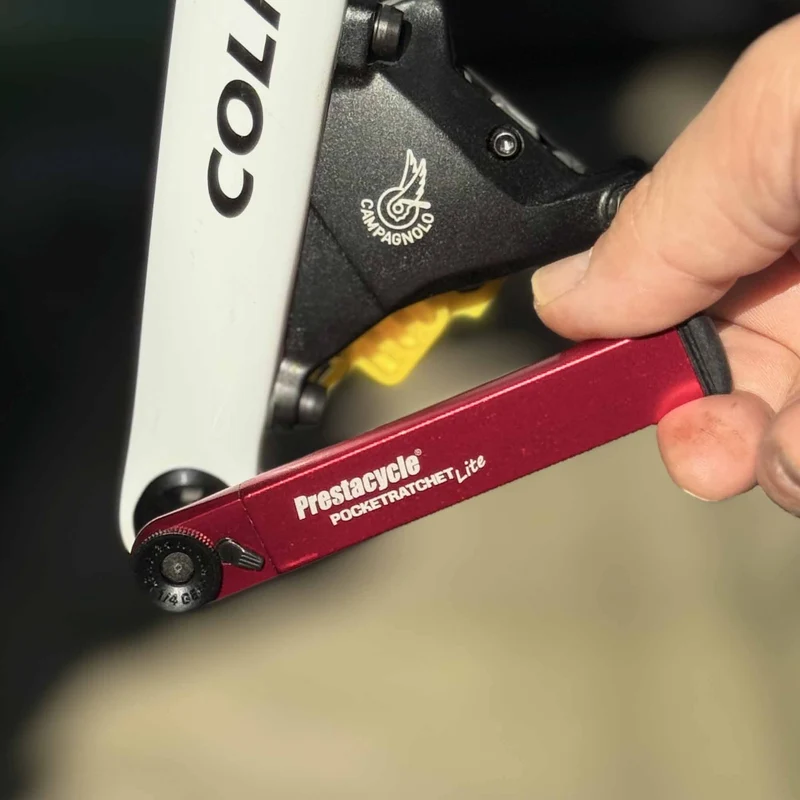 Prestacycle PocketRatchet Lite – Taschen-Multitool mit im Griff aufbewahrten Bits
