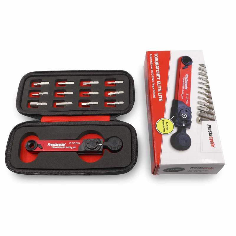 Prestacycle TorqRatchet ELITE Lite - Tragbares Multifunktions-Ratschenwerkzeug mit 2~12 Nm Drehmoment
