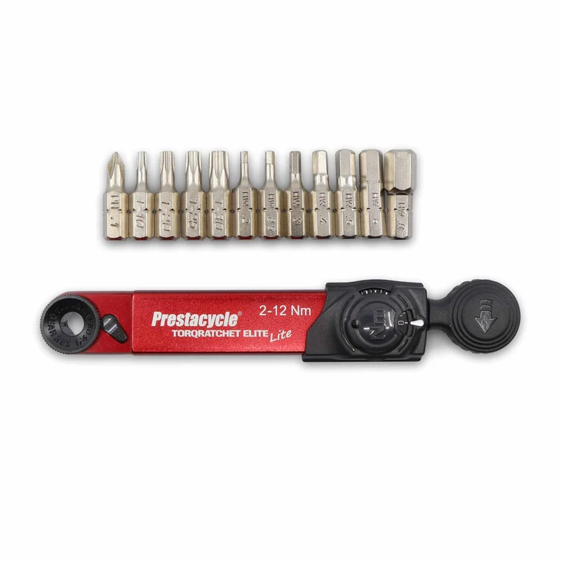Prestacycle TorqRatchet ELITE Lite - Tragbares Multifunktions-Ratschenwerkzeug mit 2~12 Nm Drehmoment