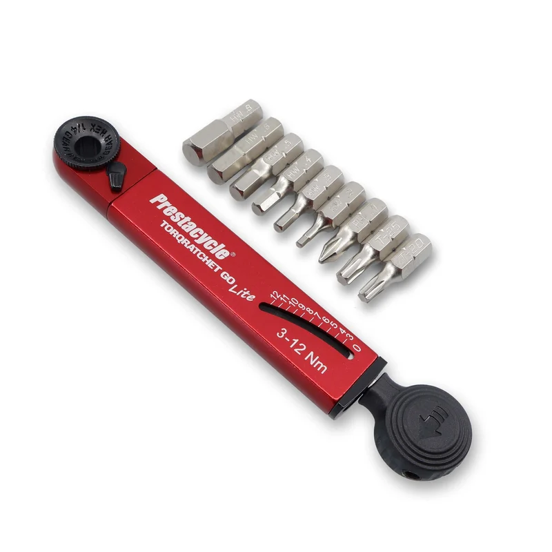 Prestacycle TorqRatchet GO Lite – Tragbare Multifunktions-Ratsche mit 3–12 Nm Drehmoment