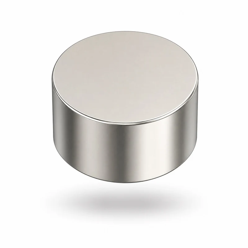 3/4" dia x 1/2" Neodymium Magnet N42 — 35 lb Pull Force