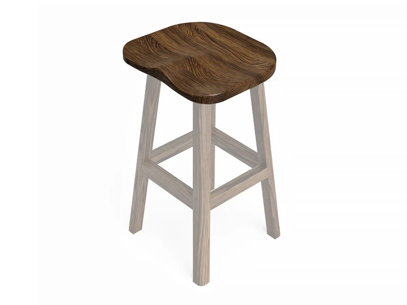 Stool Seat 3D Model - VCarve