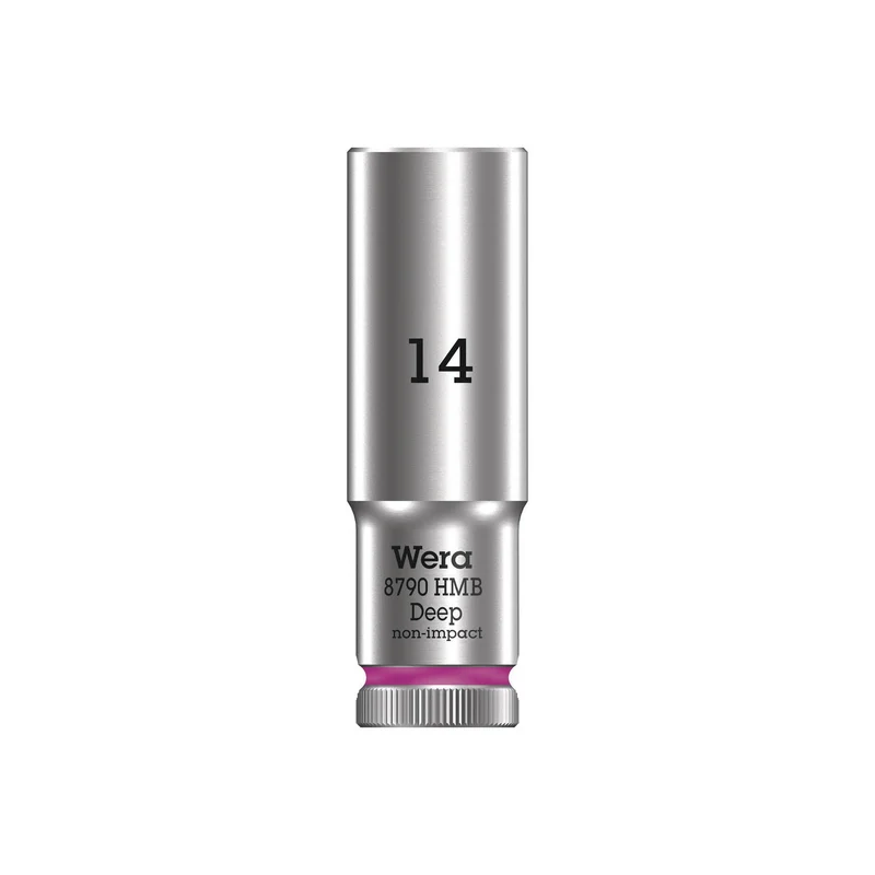 Wera 8790 HMB 14mm Deep Socket - 3/8" drive