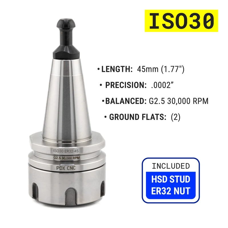 ISO30 ER32 45mm Tool Holder