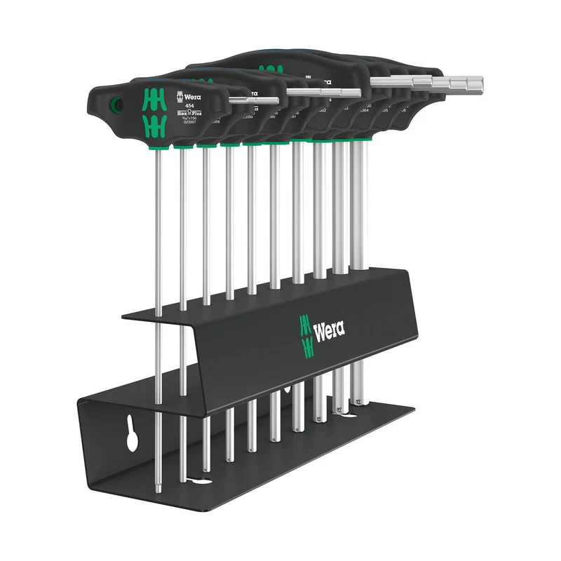 454/10 HF Imperial Screwdriver Set, T-handle Hex-Plus Screwdrivers w/Holding Function, 10pcs