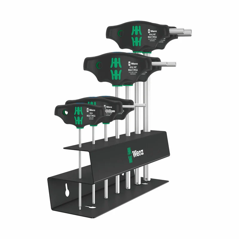 454/7 HF Screwdriver Set, T-handle Hex-Plus Screwdrivers w/Holding Function, 7pcs