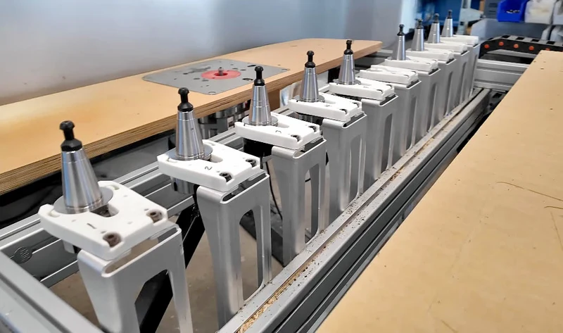 FlexRail ATC Pedestals for CNC Routers