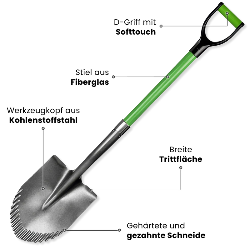 Kombispaten aus Carbonstahl