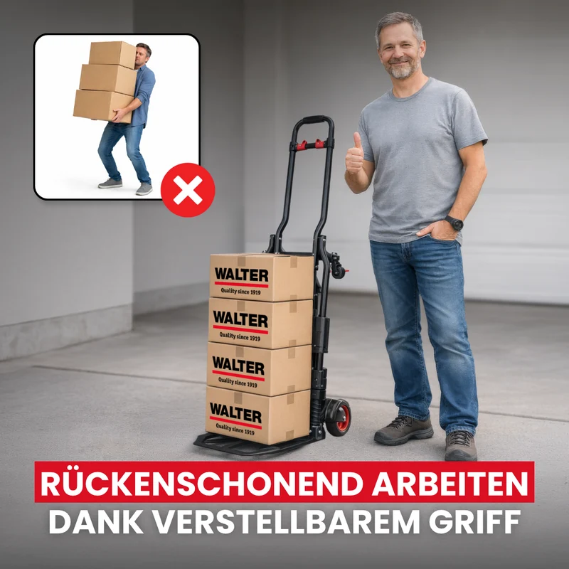 2-in-1 Transportwagen und -karre, inkl. elastischer Fixierbänder