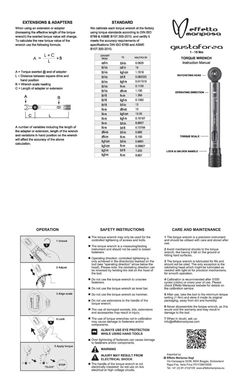 Giustaforza 1-15 Pro - Torque wrench
