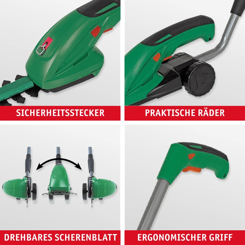 Li-Ion Akku-Gras- und Strauchschere 7,2 V