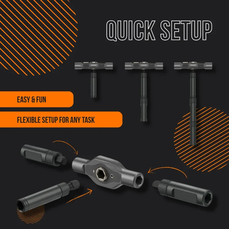 The Almighty Ratchet Wrench™ Set 42 in 1
