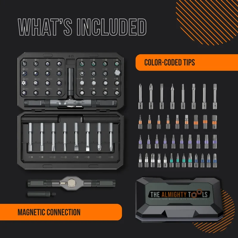 The Almighty Ratchet Wrench™ Set 42 in 1