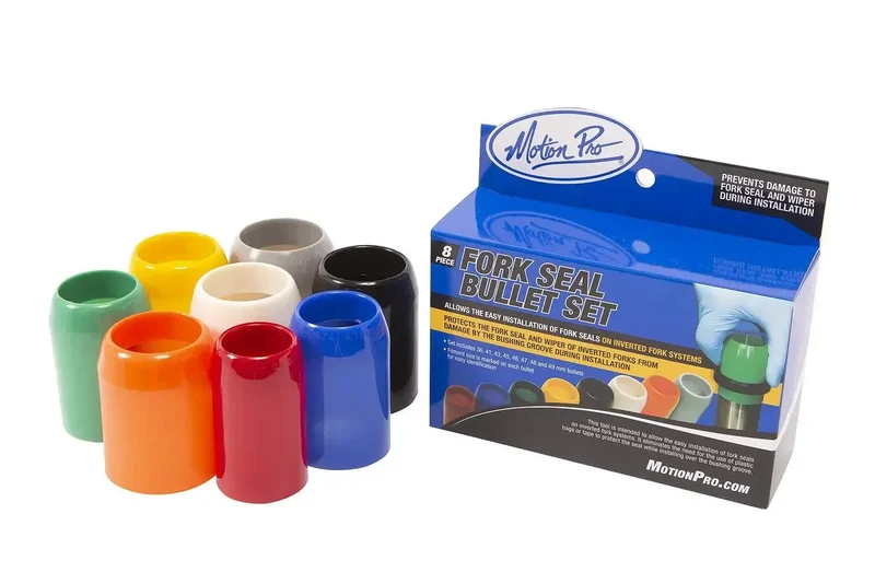 Motion Pro Gabelsimmerring-Montagehilfe – 8-teiliges Fork Seal Bullet Set