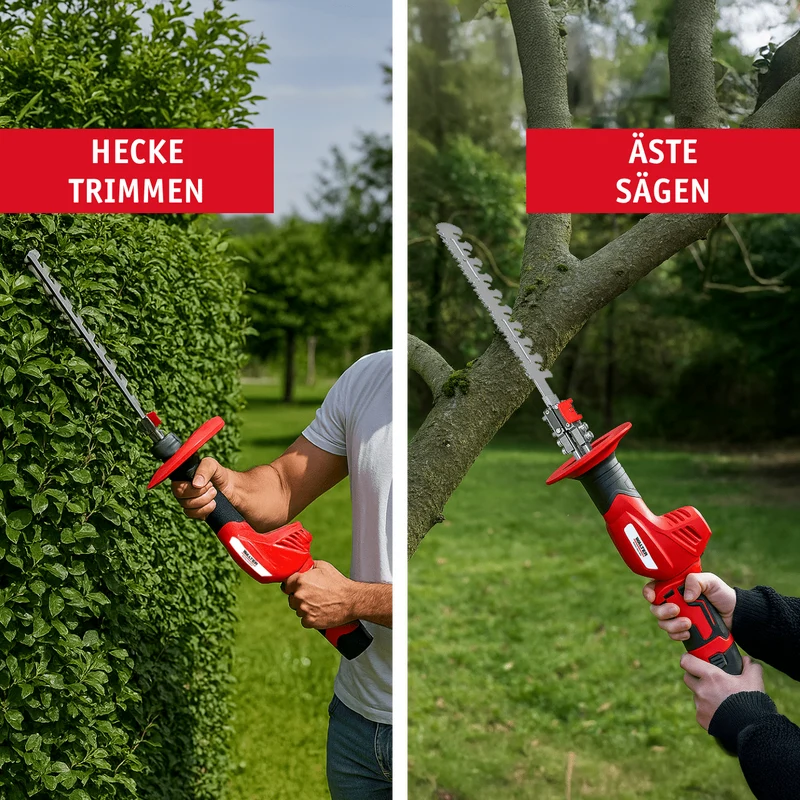 2-in-1 Heckenscheren / Säge