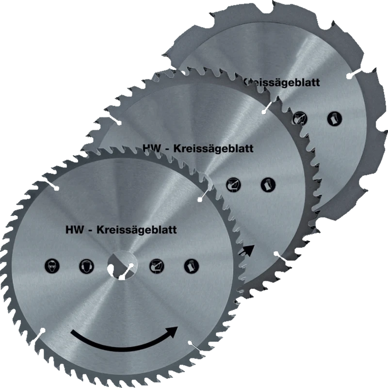 Hartmetall Sägeblätter-Set