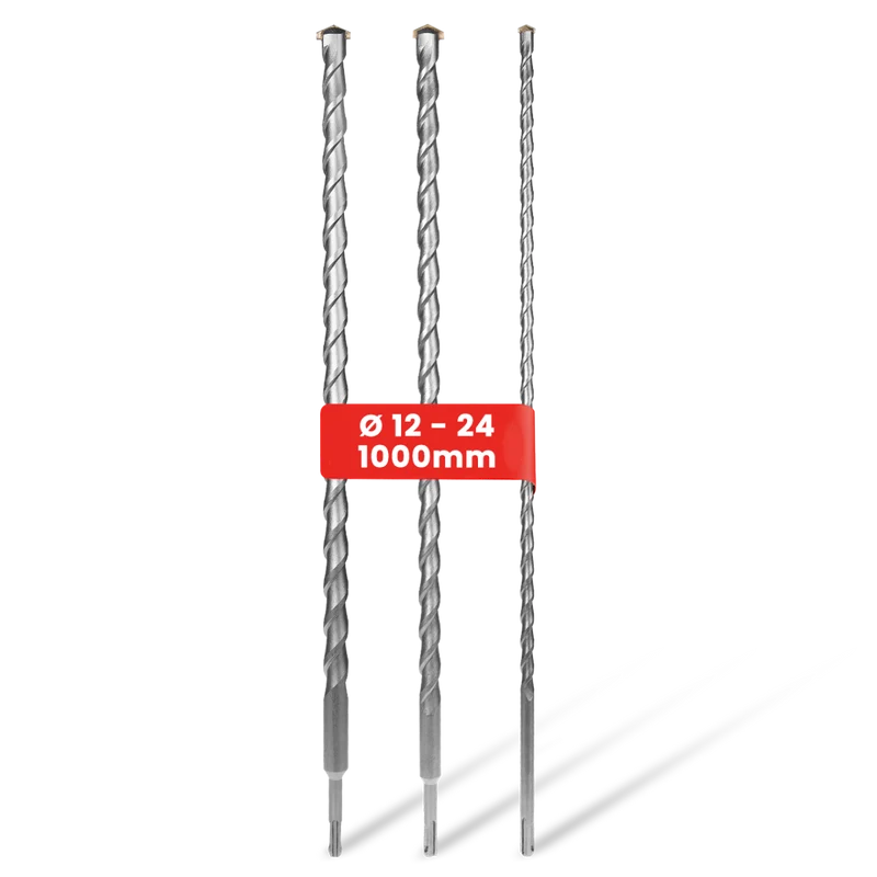 SDS+ Bohrer-Set 3-tlg. 1000 mm