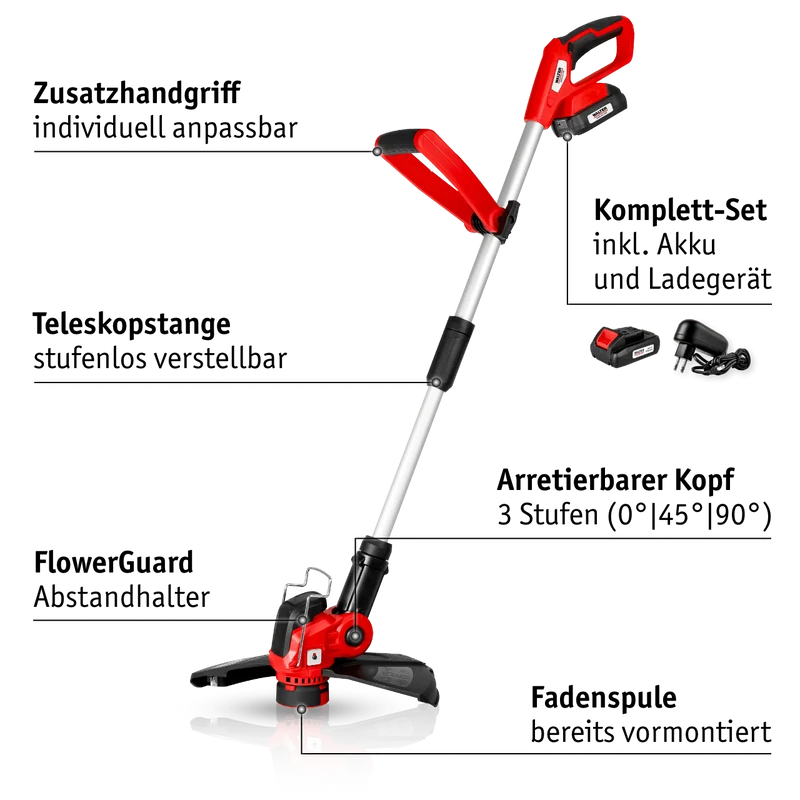 Akku Rasentrimmer 20 V